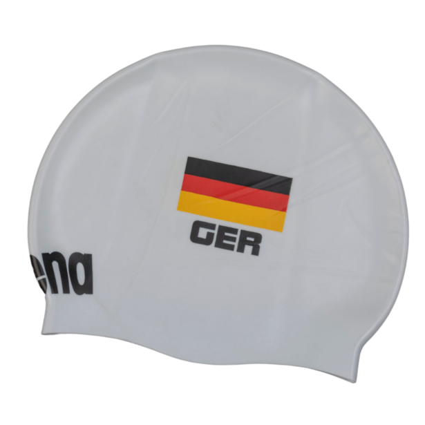 Badekappe des Olympia-Medaillengewinners Thomas Lurz, 2008–2012
