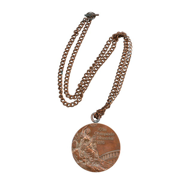 Bronzemedaillen von Thea Einöder/Straube bei den XXI. Olympischen Sommerspielen 1976 in Montreal