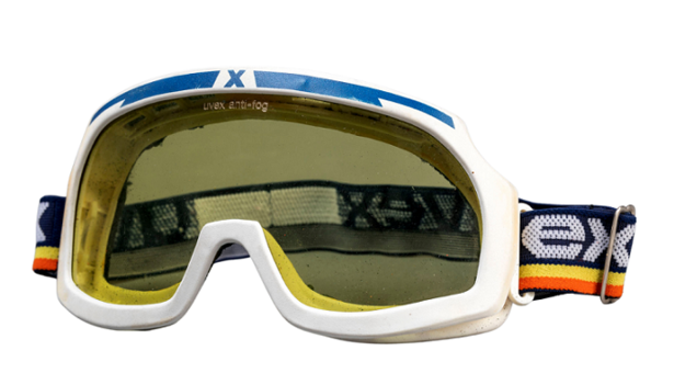 Skibrille von Rosi Mittermaier bei den XII. Olympischen Winterspiele 1976 in Innsbruck