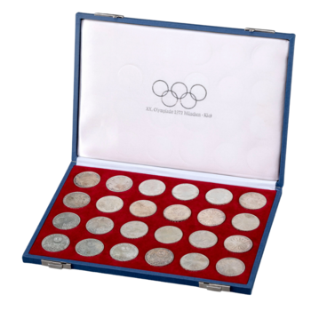 Olympia-Münzen zur Finanzierung der Spiele in München, 1970-1972