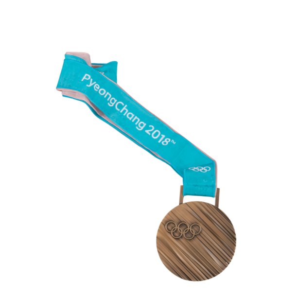 Laura Dahlmeiers Bronzemedaille von den Olympischen Winterspielen 2018 in Pyeongchang, 2018
