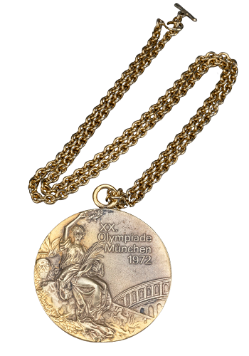 Goldmedaille von Klaus Wolfermann für seinen Olympiasieg 1972
