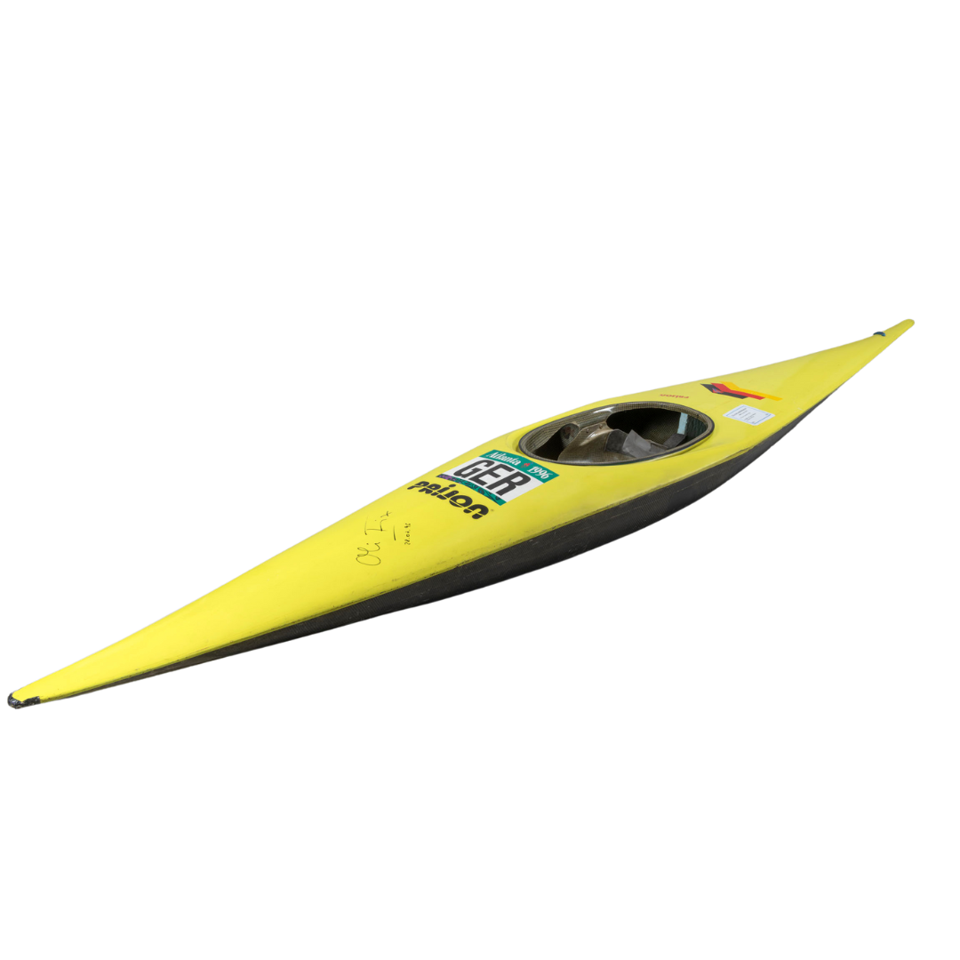 Kajak des Olympiasiegers Oliver Fix von den Olympischen Spielen 1996 in Atlanta | Prijon Sportshop GmbH, Rosenheim