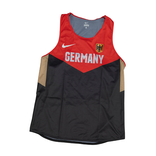 Wettkampftrikot von Birgit Kobers Paralympics-Erfolg 2012 in London
