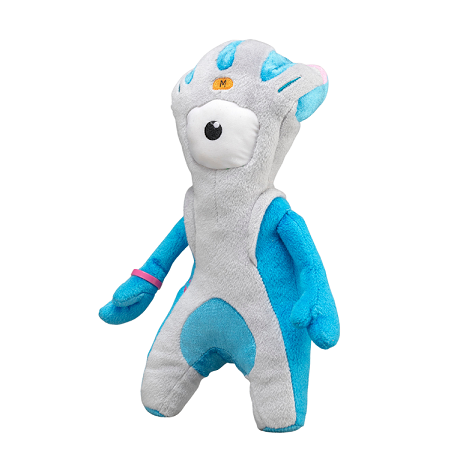 Maskottchen von Birgit Kobers Paralympics-Erfolg 2012 in London, um 2012
